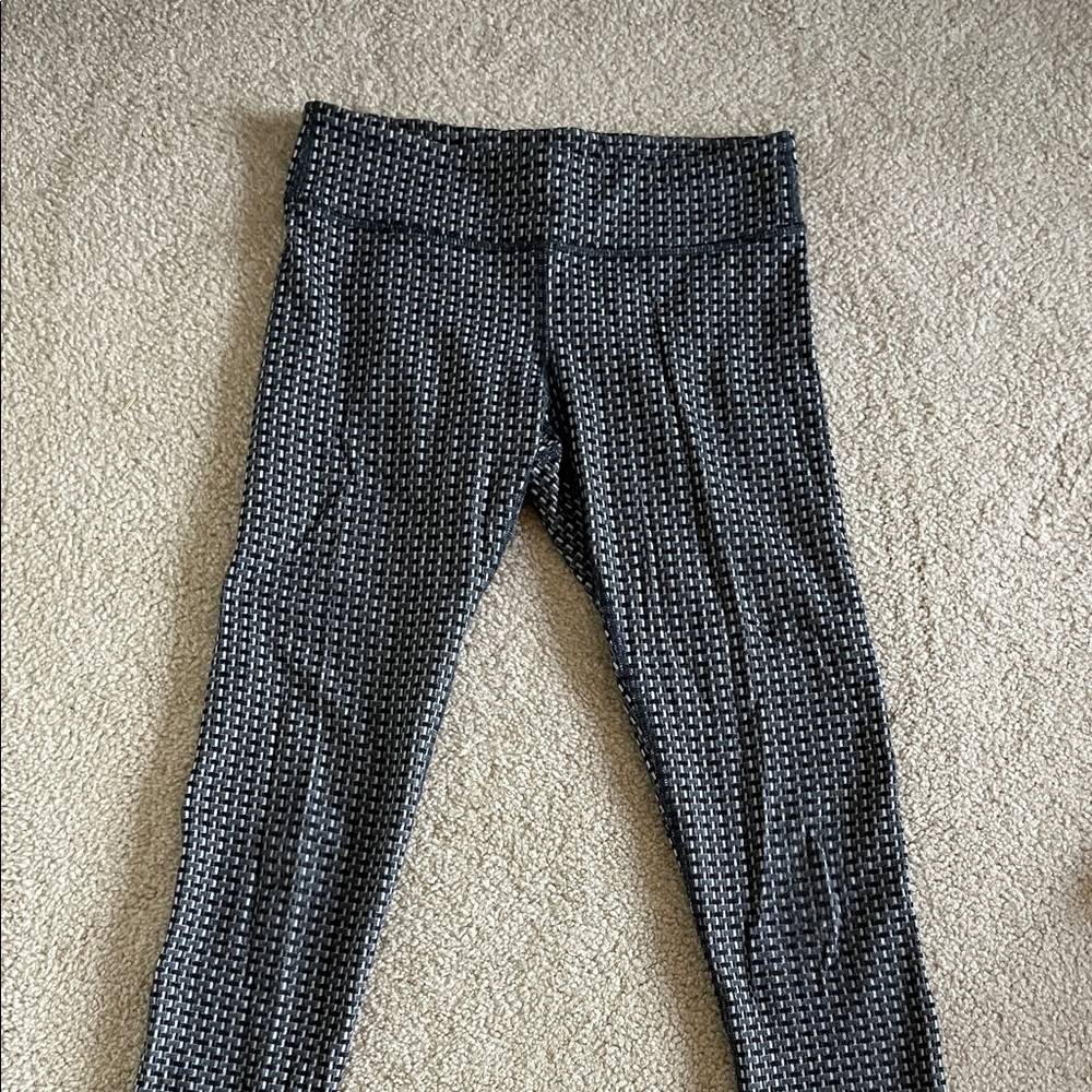 Ivivva Gray Patterned Leggings Size 12